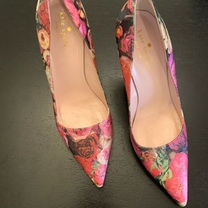 Kate Spade floral heels